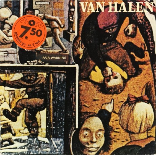 VAN HALEN 1981 Fair Warning
