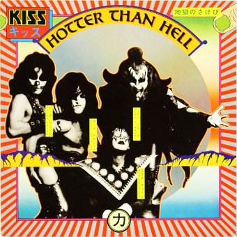 KISS 1974 Hotter Than Hell