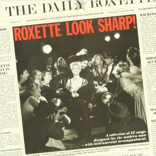 ROXETTE 1988 Look Sharp!