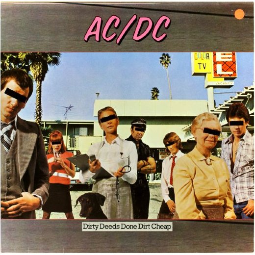 AC/DC 1976 Dirty Deeds Done Dirt Cheap